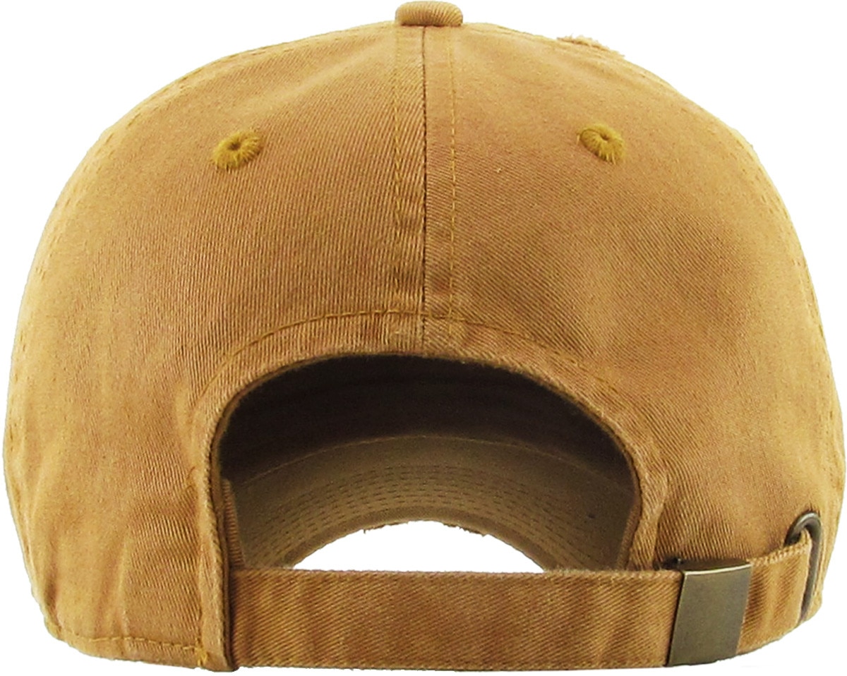 Timber Distressed Vintage Baseball Cap Back View